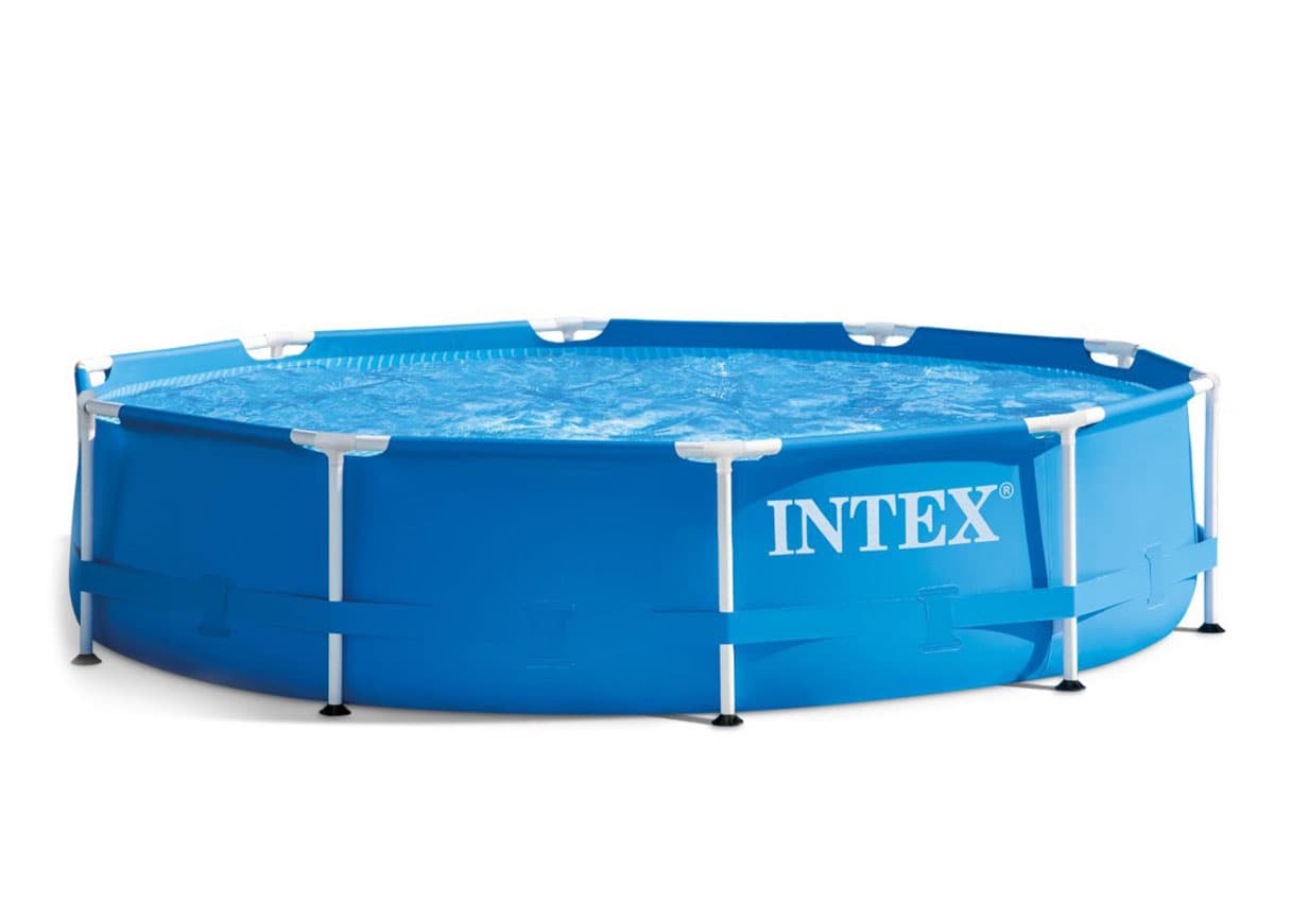 Basen ogrodowy stelażowy 305x76 intex + pompa