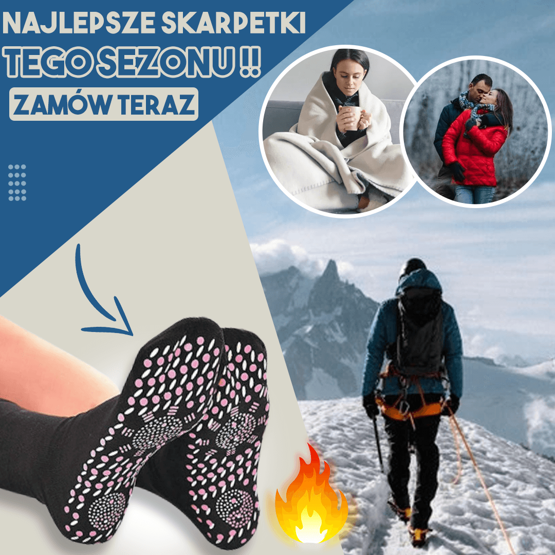 SKARPETKI TERMICZNE Z TURMALINEM