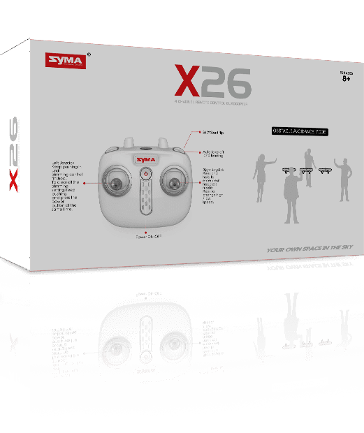Dron rc syma x26 unik przeszkód 2.4ghz headless